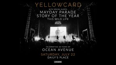We have your tickets to X106.5 Presents: Yellowcard in May!